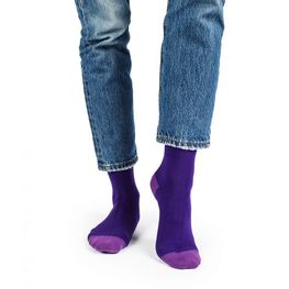 Фиолетовые носки женские T112